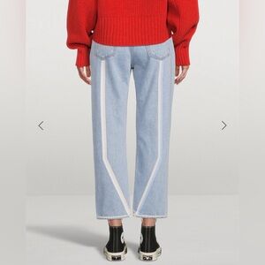 Still Here Beach Tate Vintage Blue High-Waisted Straight Jeans